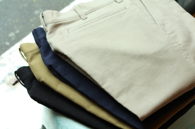 TRIM-FIT PANTS / DEADSTOCK GERMAN VELVETON | ANATOMICA SAPPORO ...