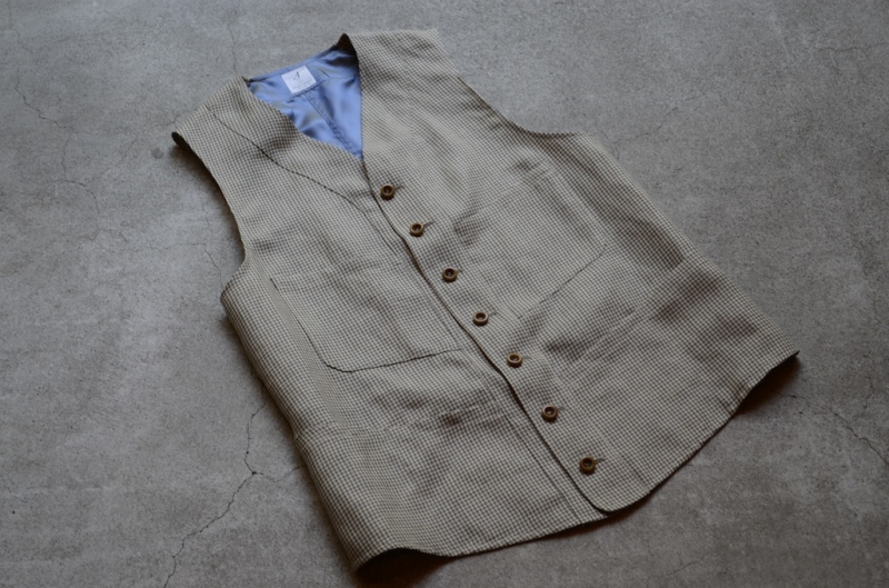 SAGAN VEST / LINEN COLLECTION | ANATOMICA SAPPORO アナトミカ札幌