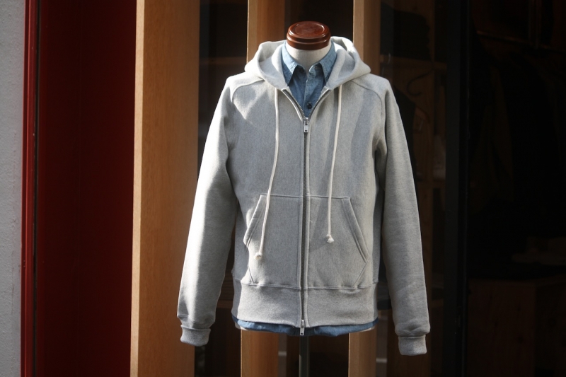 ANATOMICA ZIP-UP SWEAT PARKA