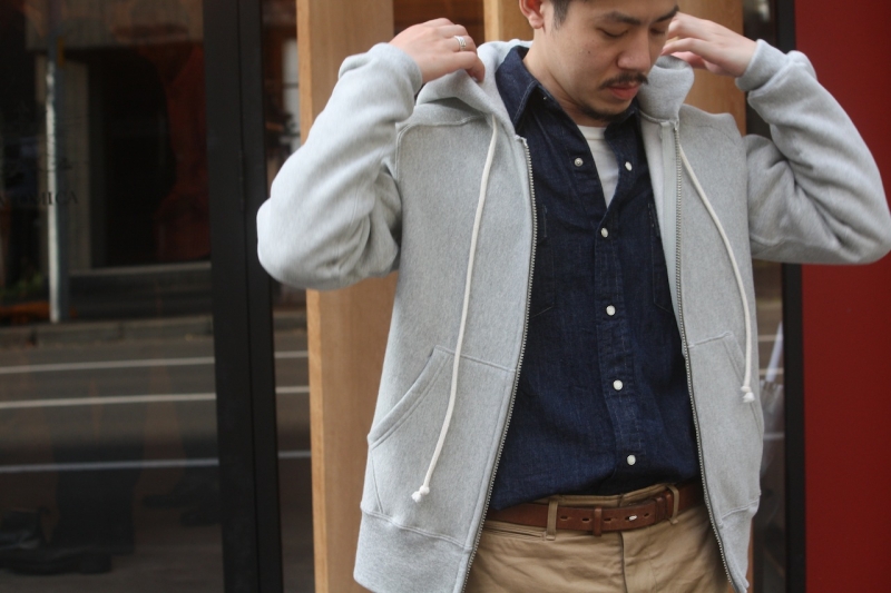 ANATOMICA ZIP-UP SWEAT PARKA - パーカー