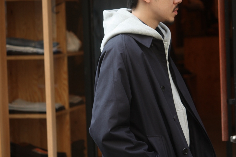 ANATOMICA ZIP UP SWEAT PARKA