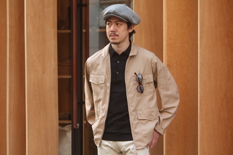 大得価即納ANATOMICA USN FLIGHT JACKET/ベージュS ジャケット・アウター