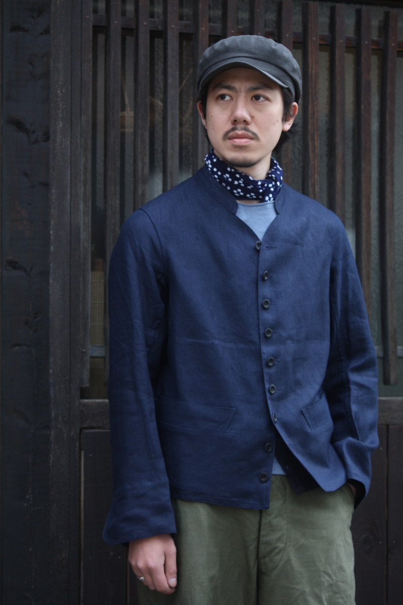 DOLEMAN / LINEN NAVY | ANATOMICA SAPPORO アナトミカ札幌