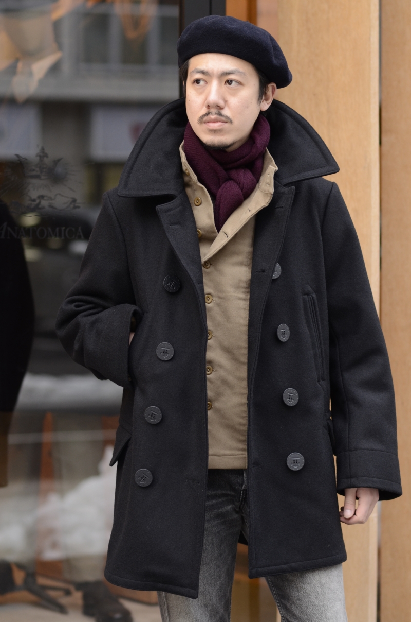 ANATOMICA アナトミカ PEA COAT ピーコート フランス製-