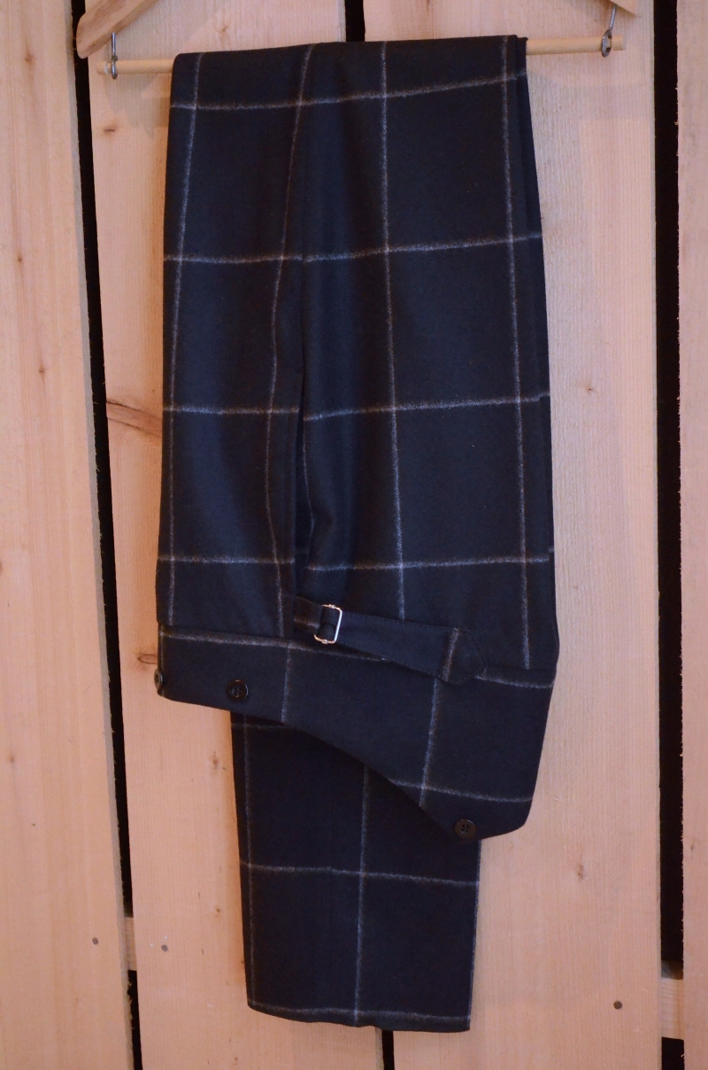 【未使用】ANATOMICA Tango Pants FLANNEL NAVYFab