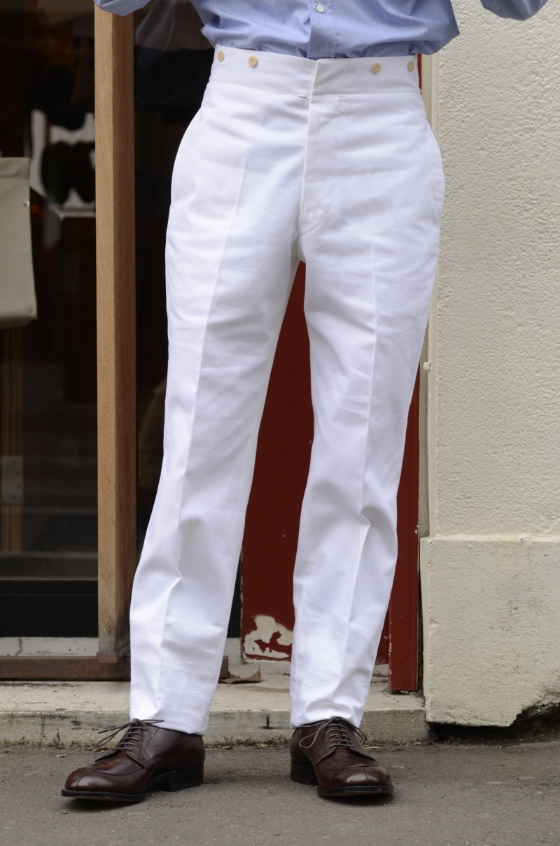 TANGO PANTS / WHITE CANVAS “MILTON” | ANATOMICA SAPPORO アナトミカ札幌