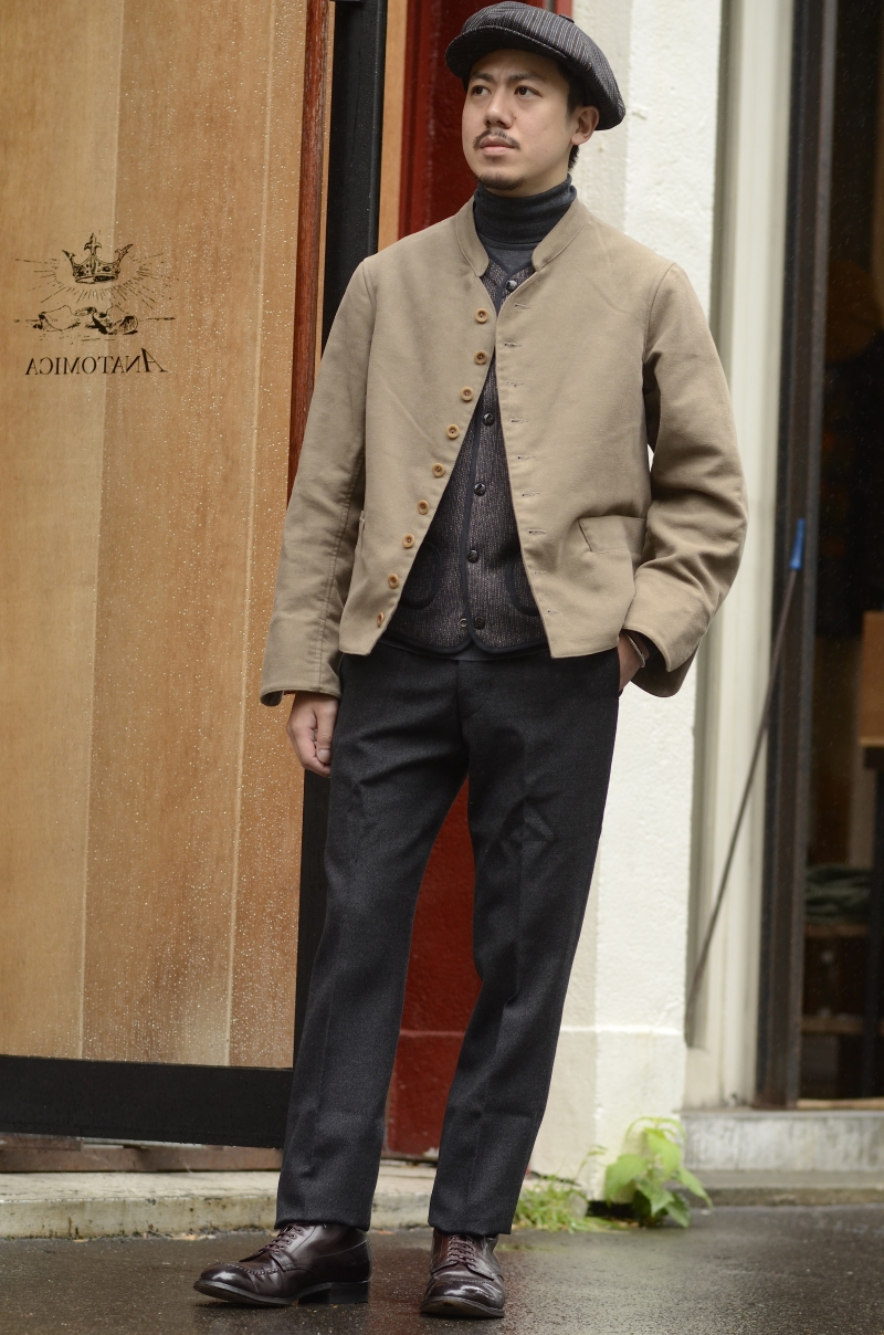 ANATOMICA アナトミカ フランス製 DOLMAN JACKET - ENGLISH MOLESKIN ...