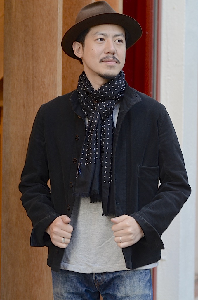 ANATOMICA Linen 1841 Jacket 2 - ノーカラージャケット