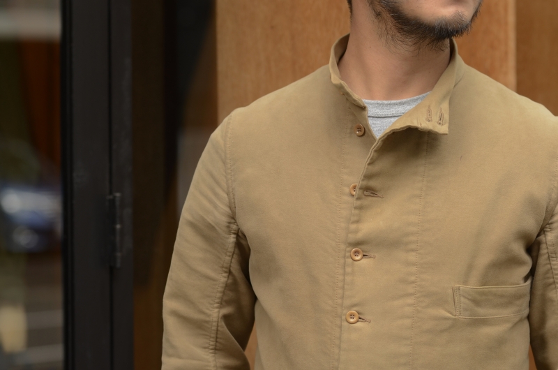 ANATOMICA Linen 1841 Jacket 2 - ノーカラージャケット