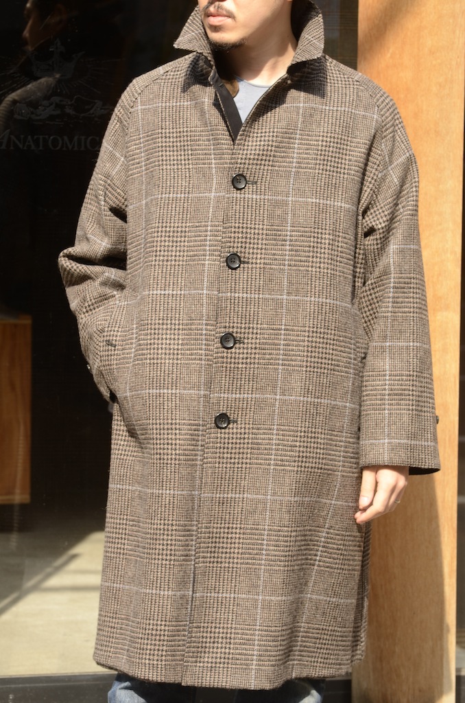 SINGLE RAGLAN COAT Ⅱ “BLACK” | ANATOMICA SAPPORO アナトミカ札幌