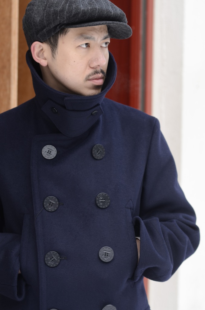 anatomica アナトミカ US NAVY peacoat フランス製-