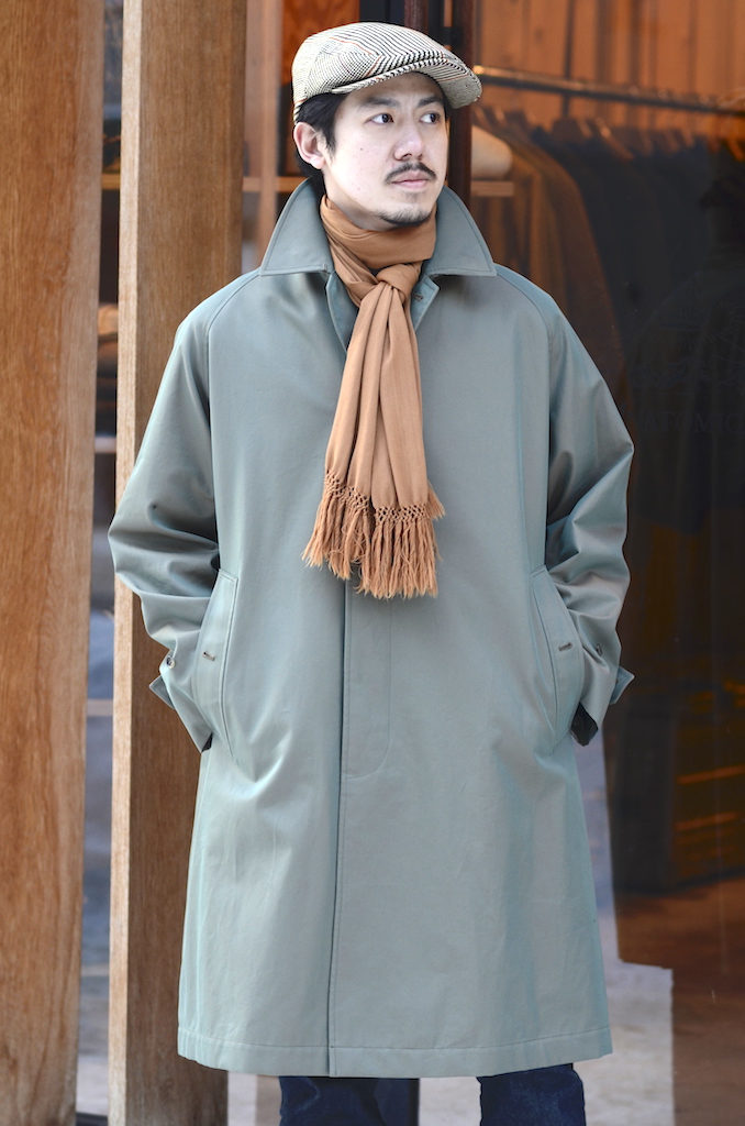 Single Raglan Coat / OLIVE | ANATOMICA SAPPORO アナトミカ札幌