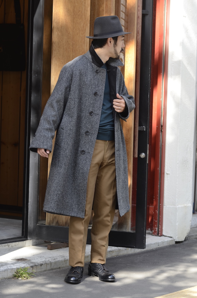 アナトミカ 17AW シングルラグランコート2 anatomica - ステンカラーコート