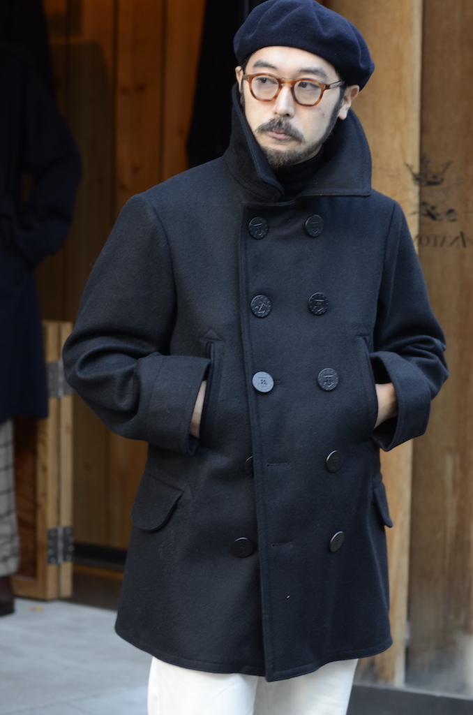 BlackANATOMICA アナトミカ PEA COAT Made in FRANCE - ピーコート