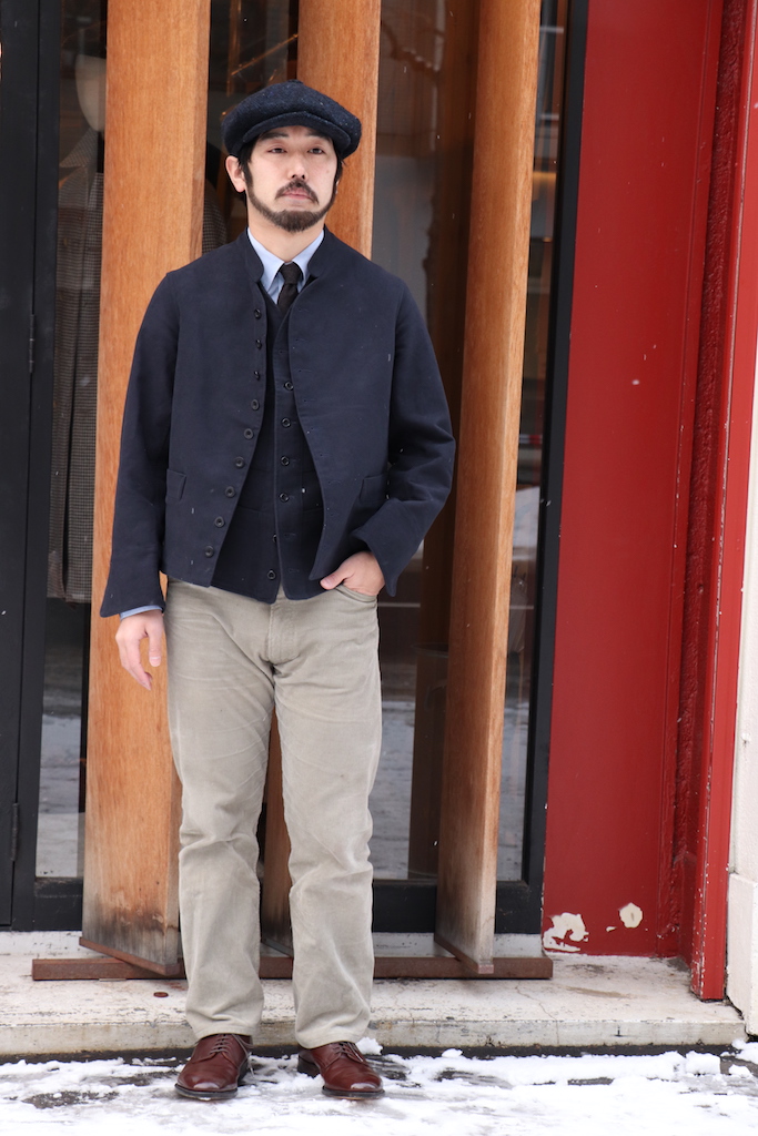 お得な特別割引価格） ノーカラージャケット ANATOMICA DOLMAN ENGLISH