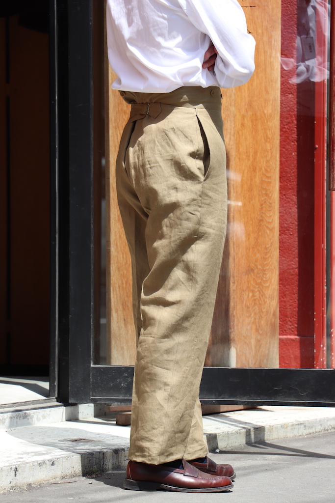 試着のみ アナトミカ BAGATELLE PANTS LINEN 40-