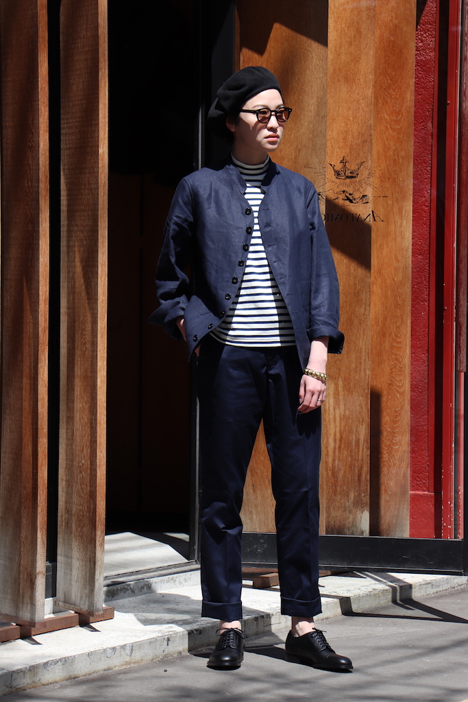 DOLMAN LINEN “NAVY” | ANATOMICA SAPPORO アナトミカ札幌