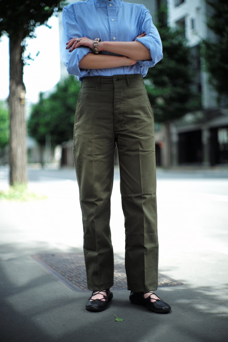 ANATOMICA アナトミカ CHINO2 ミリタリー チノトラウザー W30 - チノパン