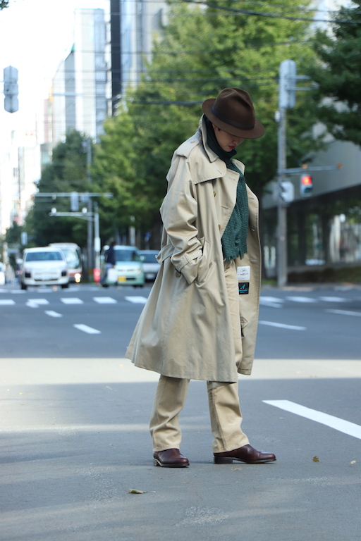 ANATOMICA Trench Coat Tweed ツイードトレンチコート - portwood.ca