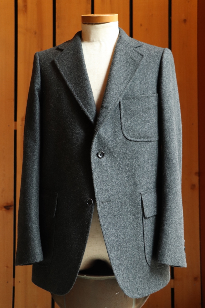 ANATOMICA】UNIVERSITY JACKET WOOLFLANNEL-