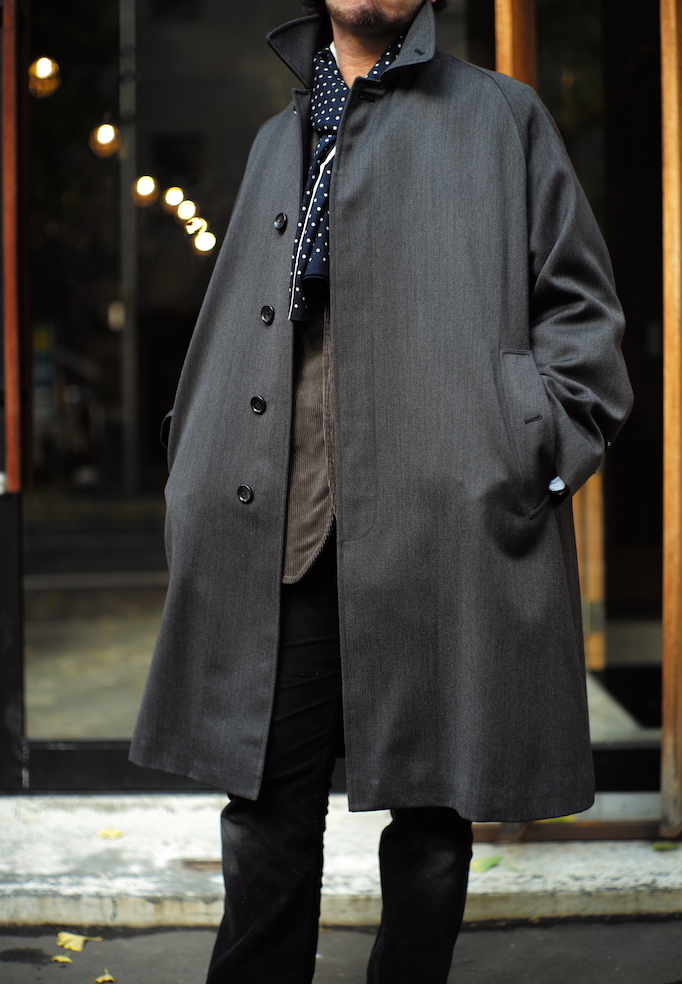 ANATOMICA / SINGLE RAGLAN COAT Ⅵ COVERT CLOTH | ANATOMICA SAPPORO