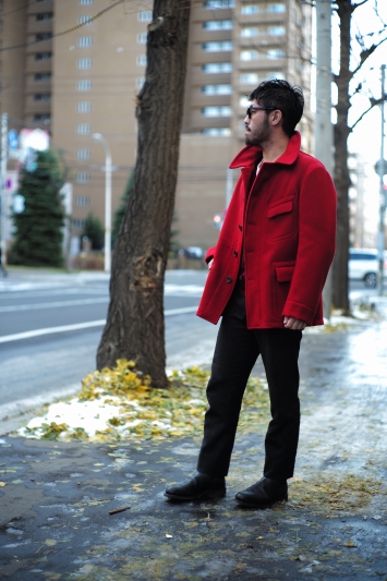 MONET British COAT WOOL RED | ANATOMICA SAPPORO アナトミカ札幌