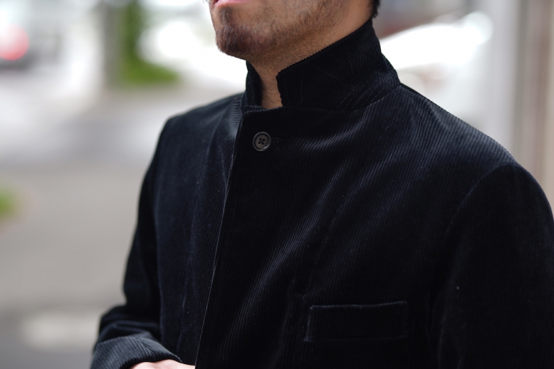 日本公式サイト直販 アナトミカHobereauコーデュロイジャケット黒Anatomicaオブロー テーラードジャケット