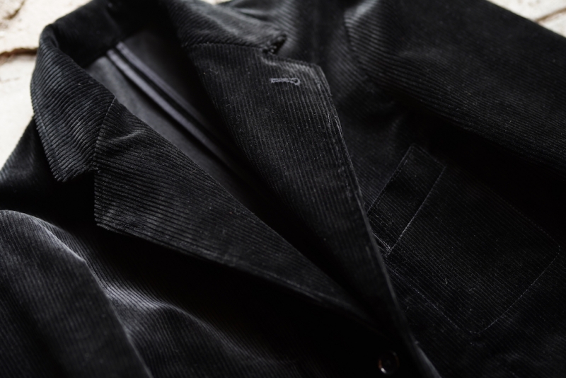 FRENCH GARMENT HOBEREAU “ENGLISH CORDUROY BLACK”. | ANATOMICA ...