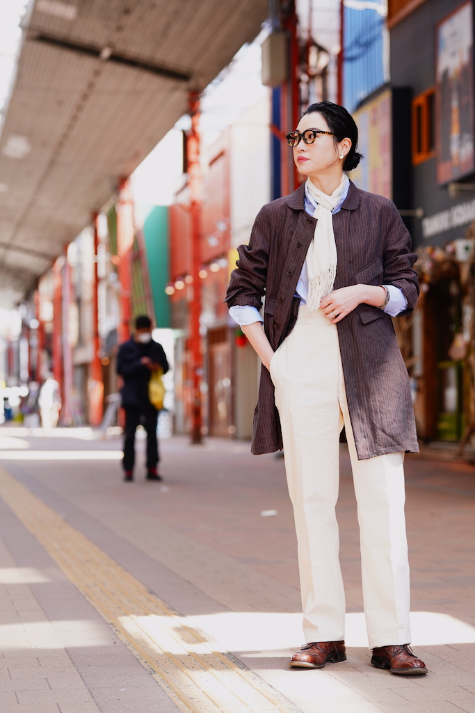 BJ PANTS MILTON COTTON NATURAL | ANATOMICA SAPPORO アナトミカ札幌