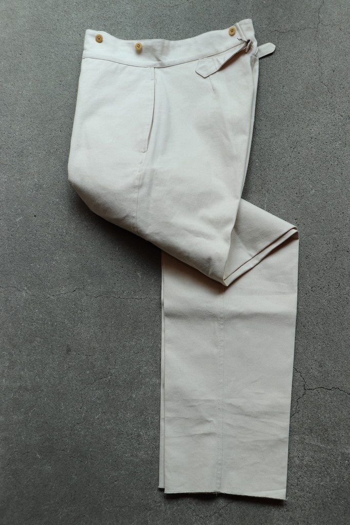 BJ PANTS MILTON COTTON NATURAL | ANATOMICA SAPPORO アナトミカ札幌