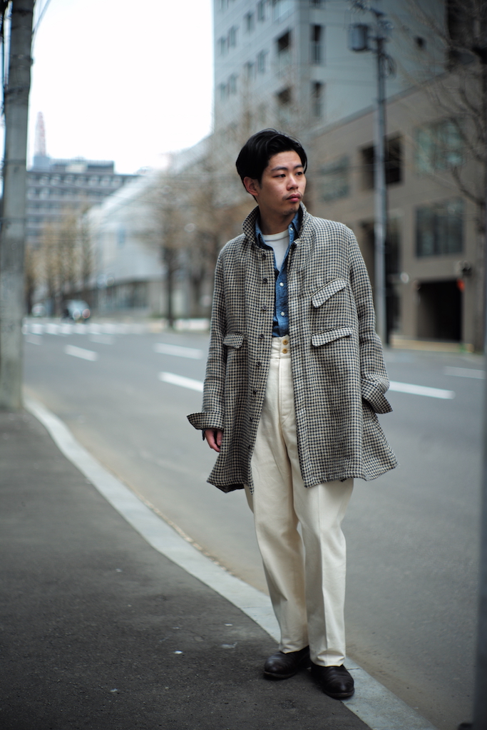 ステンカラーコート【値下げ】ANATOMICA ARTHUR COAT コート