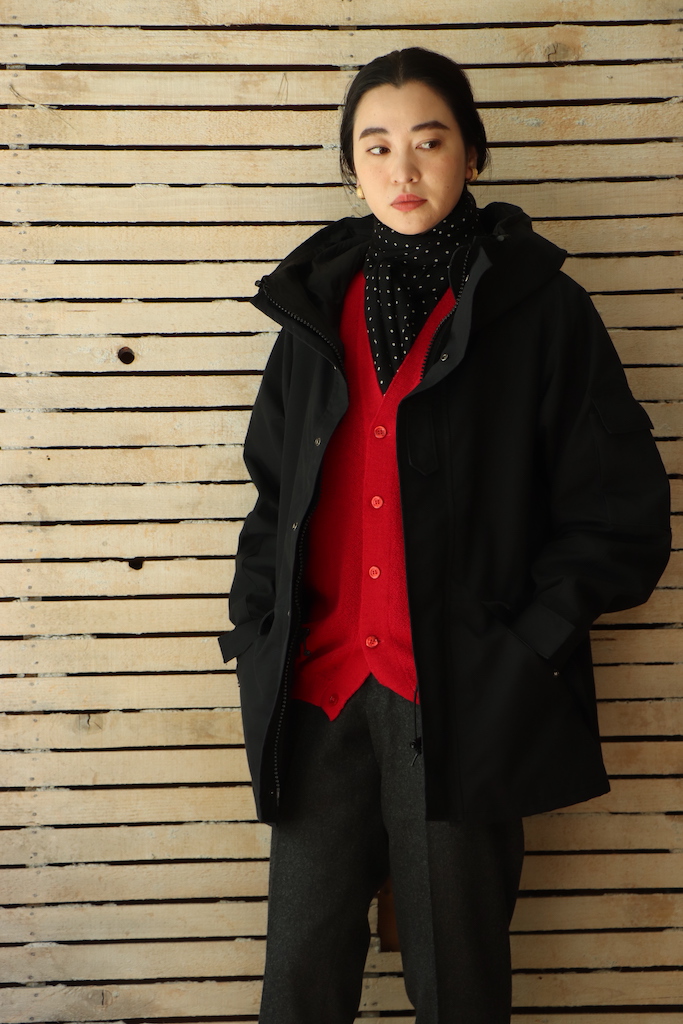 数量限定格安ANATOMICA MILITARY PARKA RED VENTILE S ジャケット・アウター