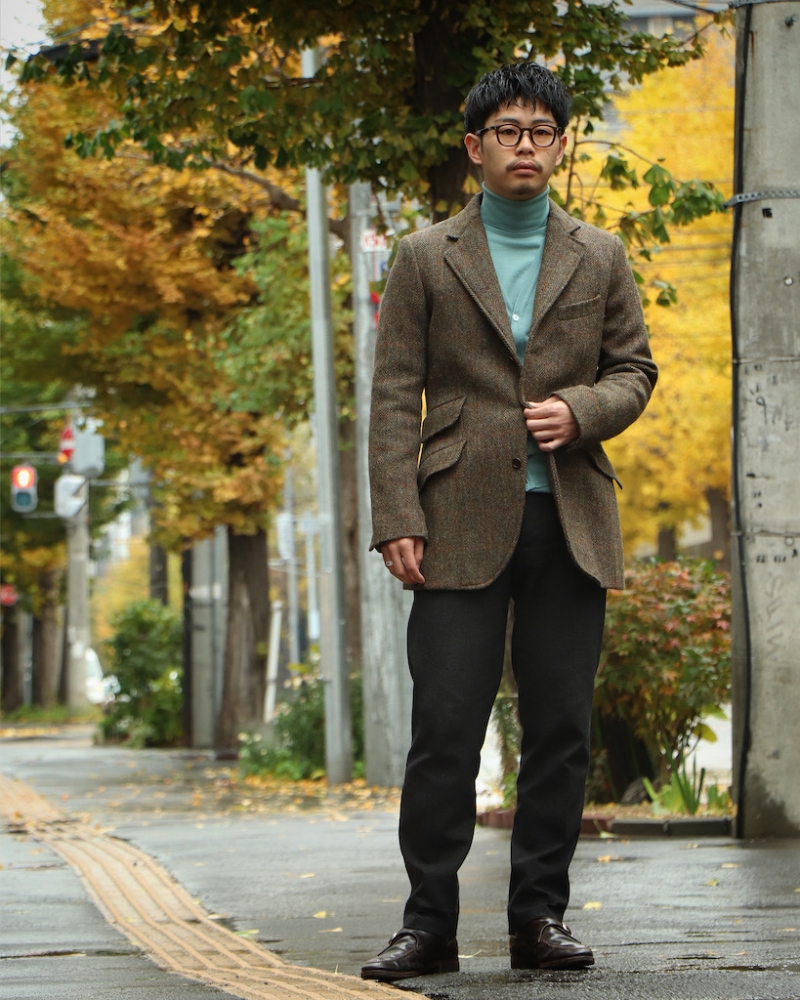 anatomica dunn jacket ハリスツイード