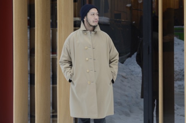 Single Raglan Reversible Coat