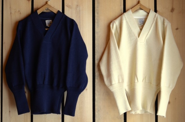 North Sea Clothing / V-NECK PULLOVER ENGINEER SWEATER