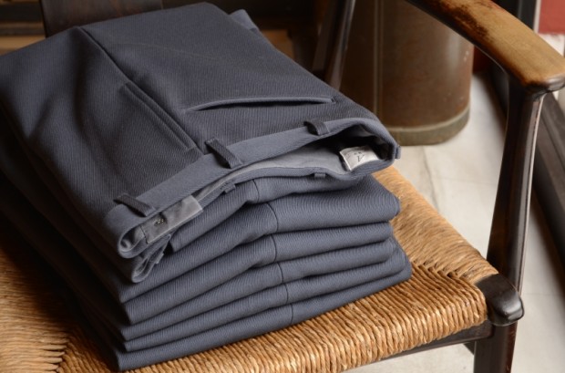 STAY PRESS PANTS / SWISS CAVARLY TWILL