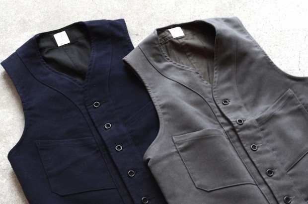 SAGAN VEST / ENGLISH MOLESKIN