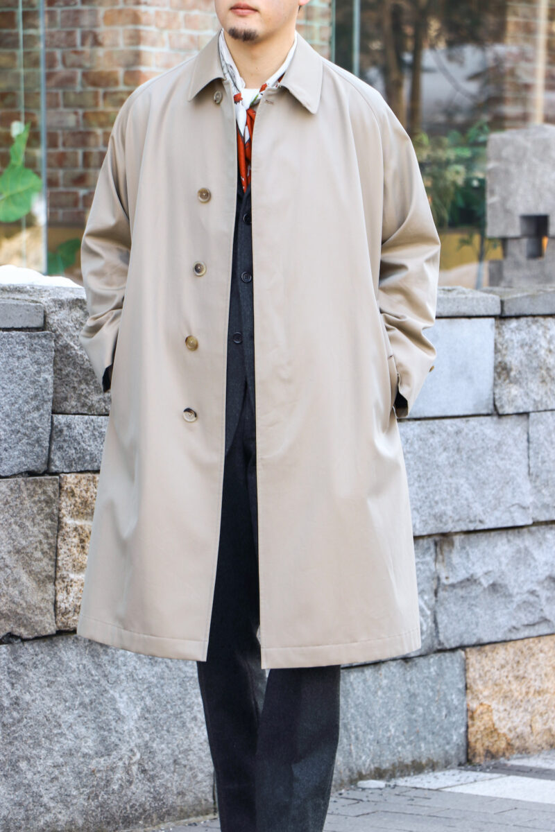 SINGLE RAGLAN COAT Ⅰ ~永く着続けたい一着~ | ANATOMICA SAPPORO