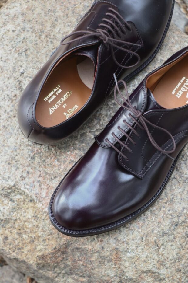 貴重なSHELL CORDOVANを使用したANATOMICAの定番モデル ~ ALDEN PLAIN TOE OX / SHELL CORDOVAN #8 ~